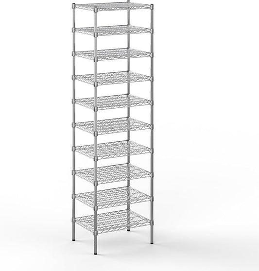 Regal Altair 18" Deep x 24" Wide x 86" Height Wire Shelving Kit | 10-Tier | NSF Commercial Storage Rack Unit