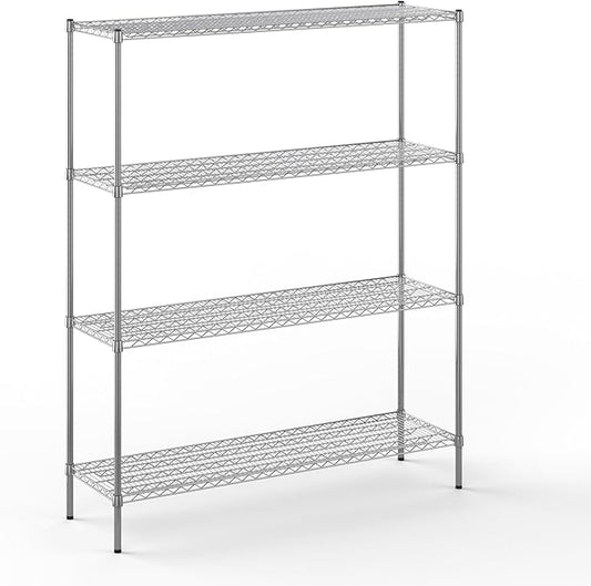 Regal Altair 18" Deep x 60" Wide x 74" Height Wire Shelving Kit | 4-Tier | NSF Commercial Storage Rack Unit