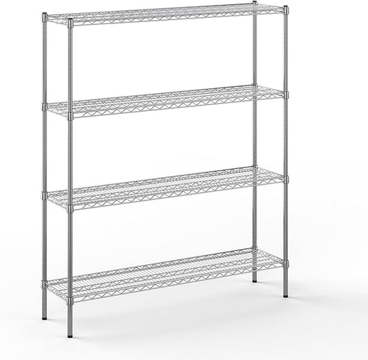 Regal Altair 14" Deep x 54" Wide x 64" Height Wire Shelving Kit | 4-Tier | NSF Commercial Storage Rack Unit