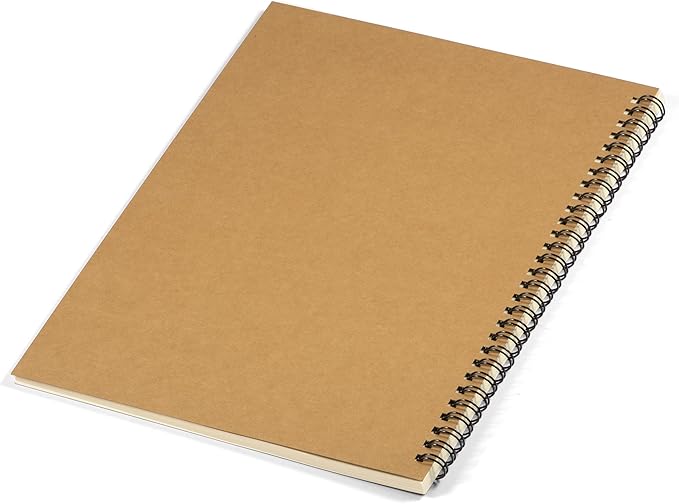 MAXCURY Blank Sheet Music Composition Manuscript Staff Paper Art Music Notebook Black 100 Pages 26x19cm