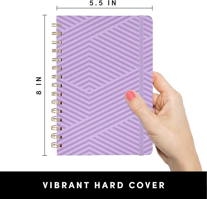 PAPERAGE Lined Spiral Journal Notebook
