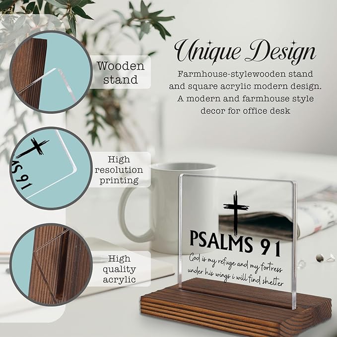 Psalm 91 Desk Sign