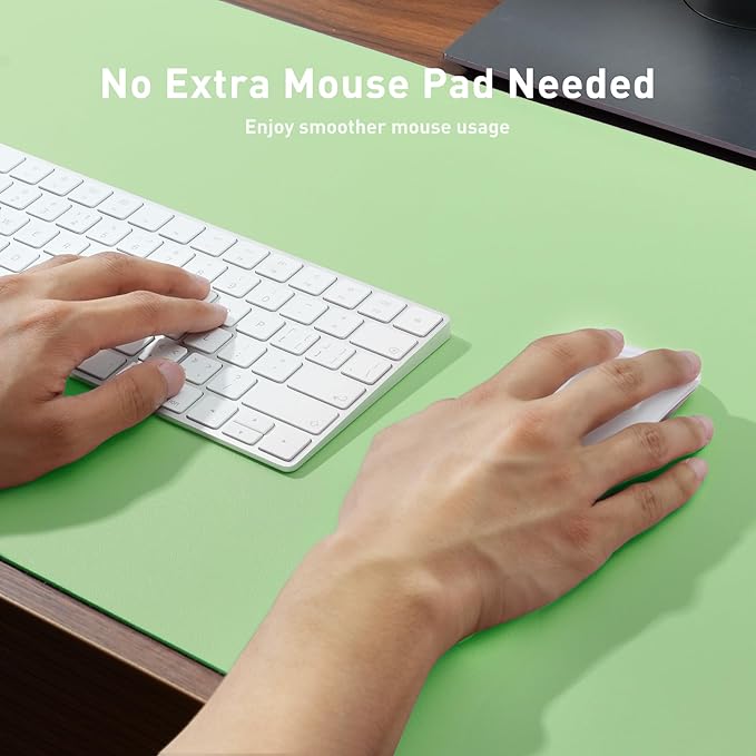 Aothia Leather Desk Pad Protector — Green