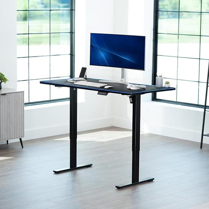 VIVO Electric 60 x 30 in Standing Desk with Full-Size... (Black, 60x30in)