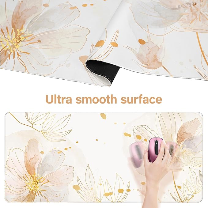 MOSISO Desk Mat & Keyboard/Mouse Pad Set — Orange