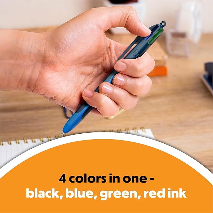 BIC 4 Color Smooth Retractable Ballpoint Pen