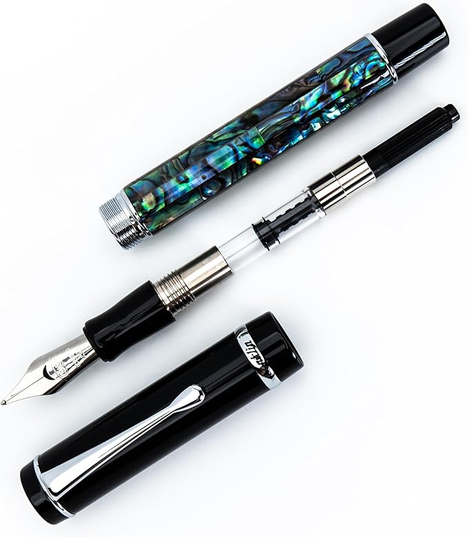 Conklin Duragraph Fountain Pen Abalone Nights - Fine Nib