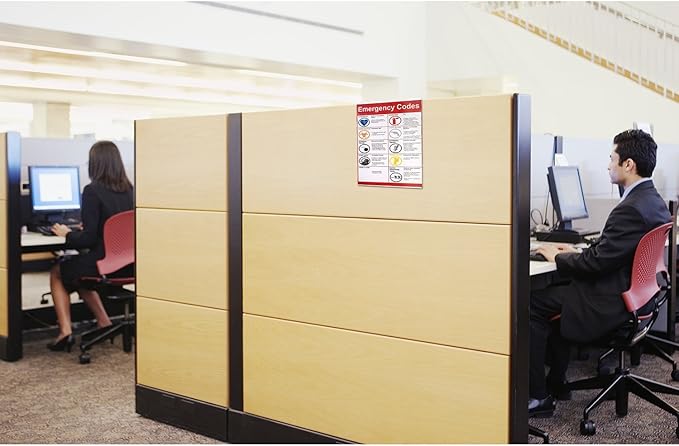 SourceOne Clear Acrylic Cubicle Sign Holder