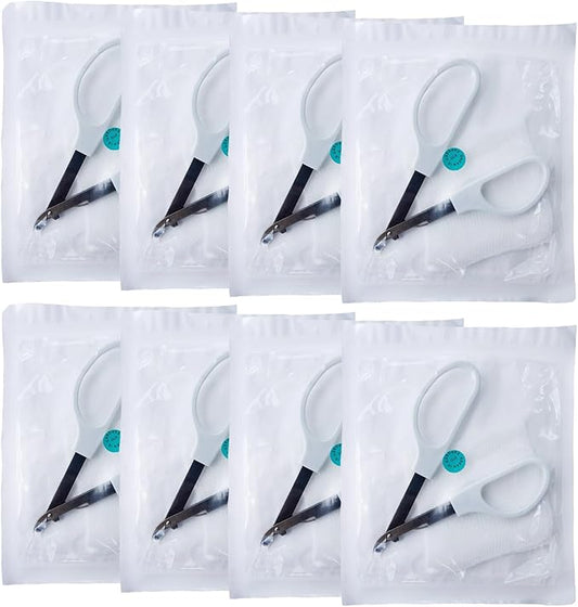 Skin Staple Removal Kit, Includes Staple Remover and Gauze Sponge, Steriled, Ideal for Hospitals and Clinics (8)