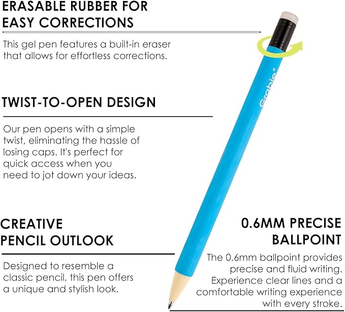 Grabie Erasable Gel Pens