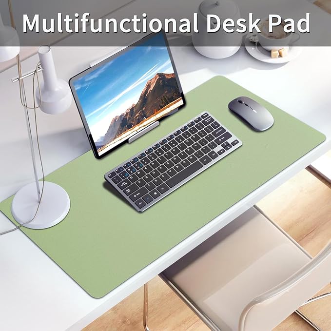 Bloss Green Desk Mat (Green, 27.6x13.8Inches)