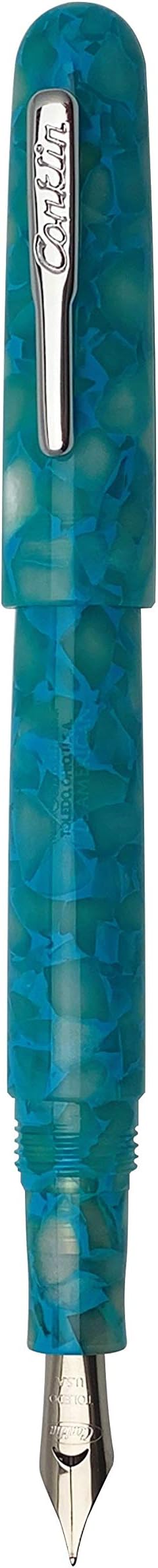 Conklin All American Fountain Pen in Turquoise Serenity – Fine Nib, Elegant Design & Premium Quality – Ideal Gift for Professionals & Pen Enthusiasts