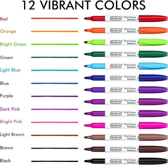 Shuttle Art Wet Erase Markers