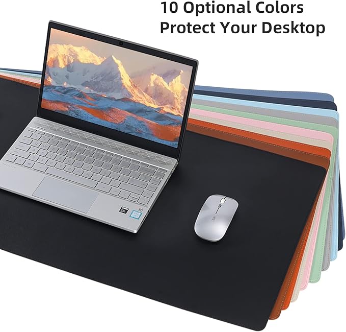 Wolaile Desk Pad Blotter — 36×17 in, Brown