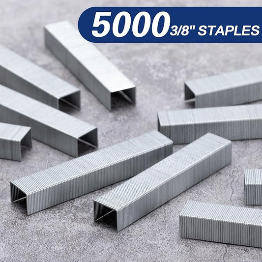 Deli Staples, Premium Heavy Duty Staples for Heavy Duty Staplers, 3/8'' Length, 70 Sheet Capacity, 100/Strip, 5000/Box