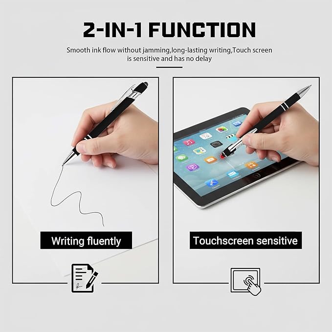 CRME 10pcs Funny Nurse Pen with Inspirational Quotes Stylus Pens Black Ink Office Essentials Funny Team Gifts Motivational Gift for Office