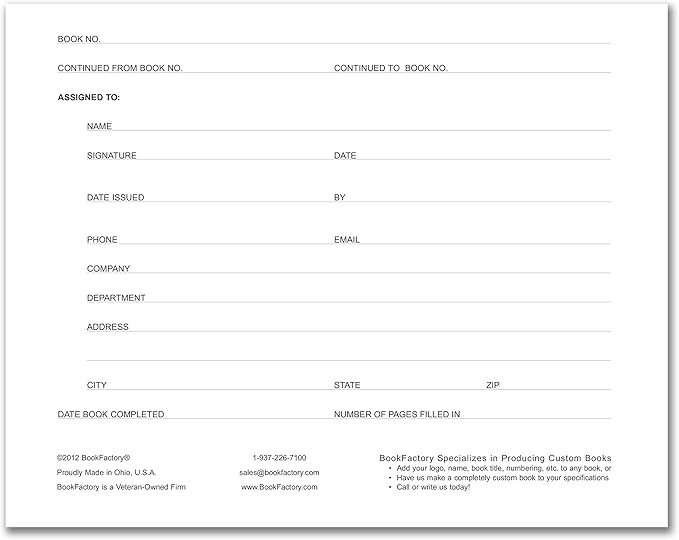 BookFactory Visitor Log Book/Visitor Register/Visitor Sign-in Book - 120 Pages, 8 7/8'' x 7'' - Green Cover, Section Sewn Hardbound (Made in USA)