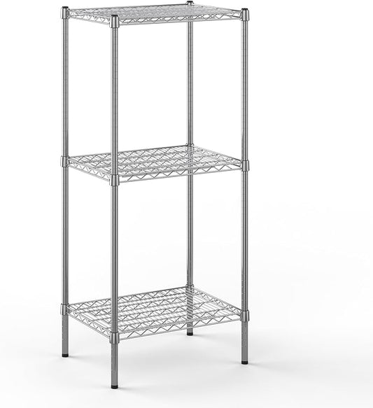 Regal Altair 18" Deep x 24" Wide x 54" Height Wire Shelving Kit | 3-Tier | NSF Commercial Storage Rack Unit