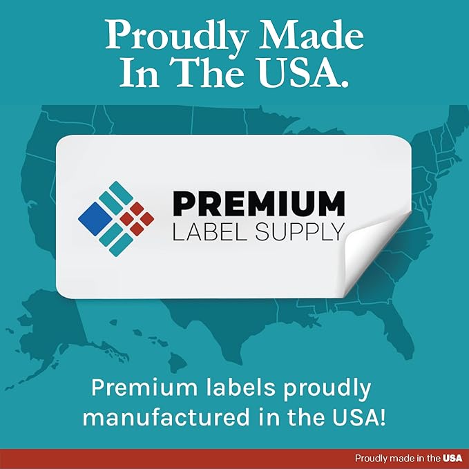 Premium Label Supply White File Folder Labels – 3.4375" x .667" – Laser/Inkjet Compatible – (30 per Sheet), 1000 Sheets - 30,000 Total Adhesive Stickers