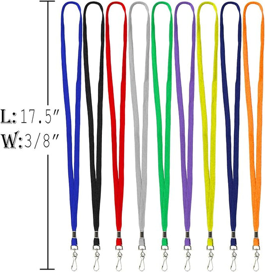 Ollain Badge Lanyards Flat Lanyard Swivel Hooks Neck Bulk lanyards with Clip