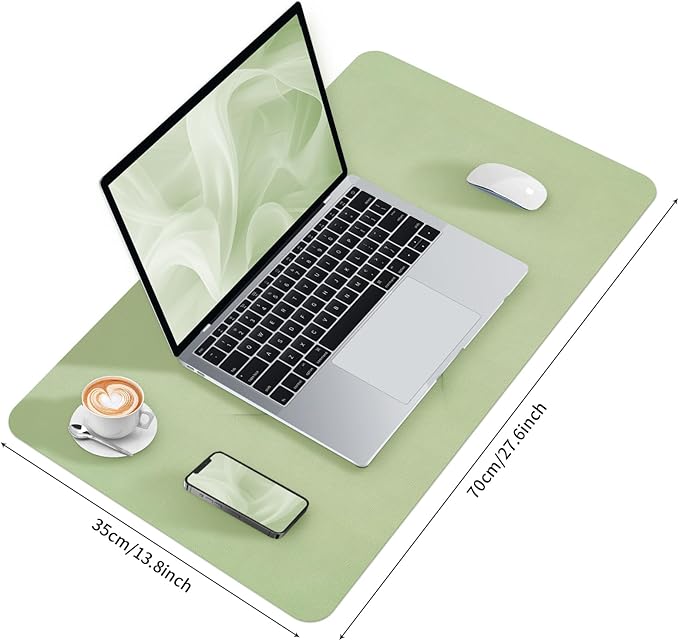 Bloss Green Desk Mat (Green, 27.6x13.8Inches)