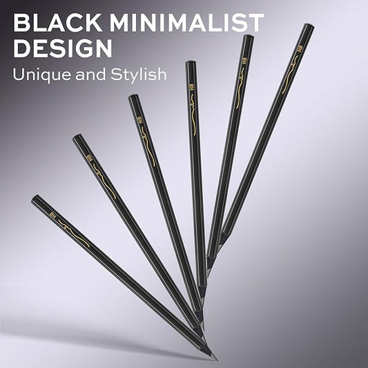 VUSIGN #2 Pencils Bulk, 72 Pack Pre-Sharpened HB Pencils, With 1 Sharpener & 2 Erasers for School, Office, Writing, Drawing Use,Black