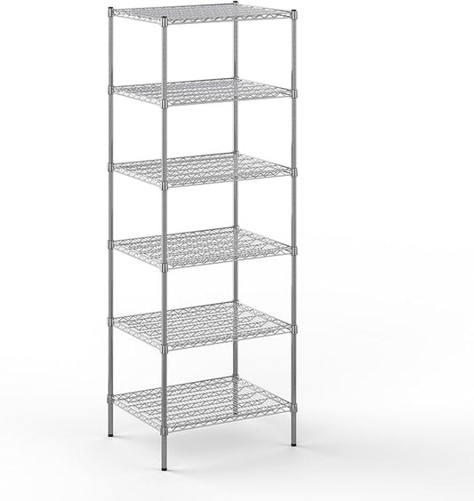 Regal Altair 24" Deep x 30" Wide x 86" Height Wire Shelving Kit | 6-Tier | NSF Commercial Storage Rack Unit