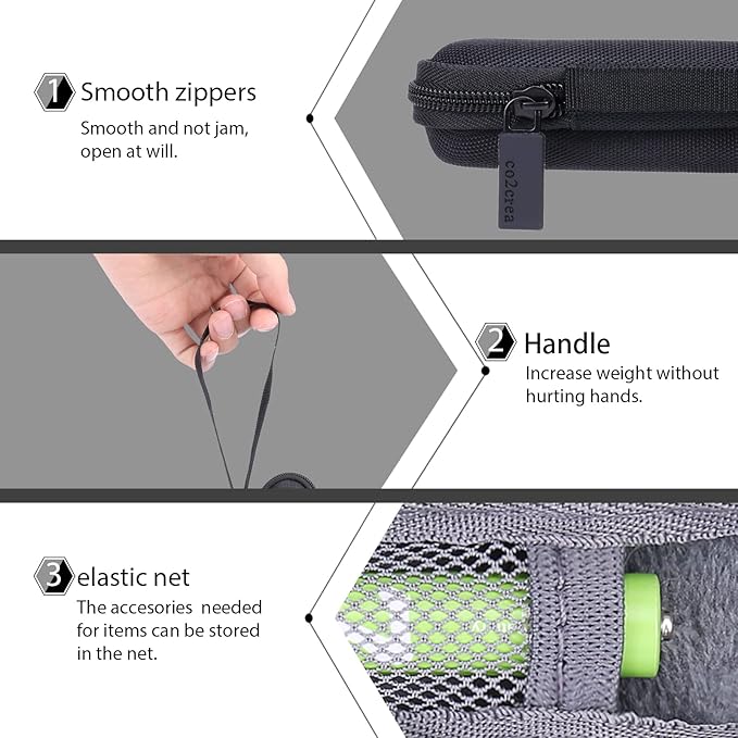 co2CREA Hard Case Replacement for DinoFire/DINOSTRIKE/NORWII N27 / N76 / KTPYRP/AMERTEER/Doosl/Restar/Inateck/Zoweetek Pointer Wireless Presenter Powerpoint Clicker Presentation Remote