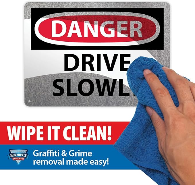 Custom OSHA Style Safety First Sign 10" x 14" Plastic Sign, Customizable "Your Text Here", by AccuformNMC Made in USA