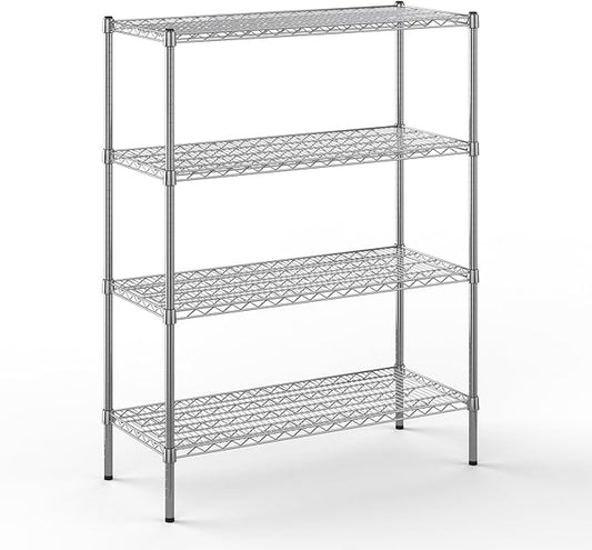 Regal Altair 18" Deep x 42" Wide x 54" Height Wire Shelving Kit | 4-Tier | NSF Commercial Storage Rack Unit