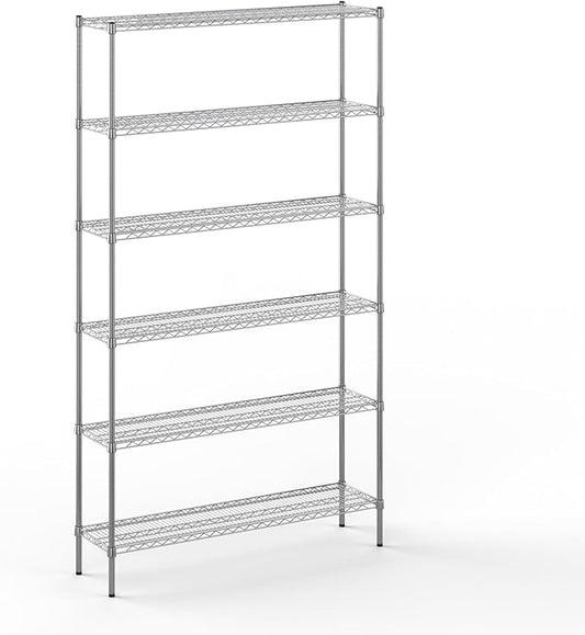 Regal Altair 14" Deep x 54" Wide x 96" Height Wire Shelving Kit | 6-Tier | NSF Commercial Storage Rack Unit