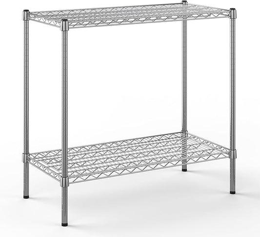 Regal Altair 18" Deep x 36" Wide x 34" Height Wire Shelving Kit | 2-Tier | NSF Commercial Storage Rack Unit