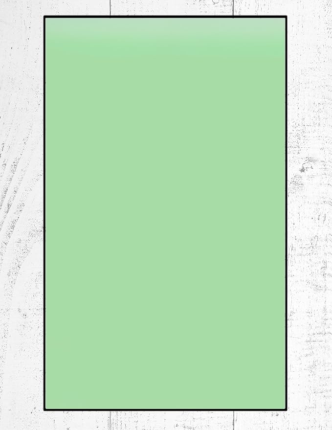 Colored Copy Writing and Printing Paper, 20 Pound, 75 GSM, 8.5"x14"/ Legal Size, 500 Sheets Per Ream. (5000, Green)