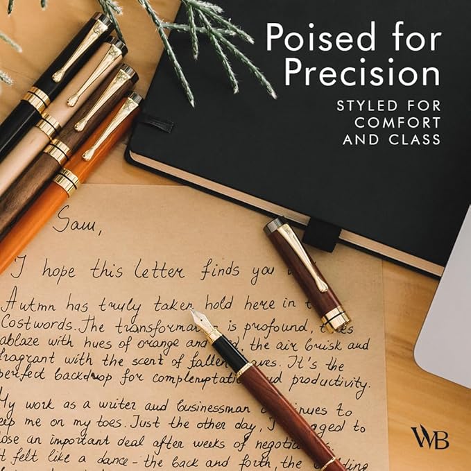 Wordsworth & Black Fountain Pen Set (Black)
