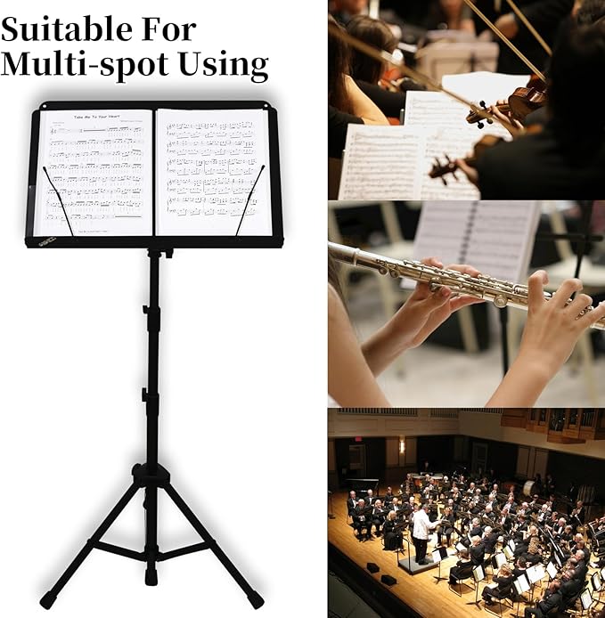 Music Folder Sheet Music Folders Binder 3 Pack Music Choral Storage Holder Band Folder (3)