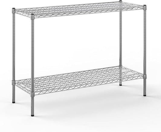 Regal Altair 18" Deep x 48" Wide x 34" Height Wire Shelving Kit | 2-Tier | NSF Commercial Storage Rack Unit