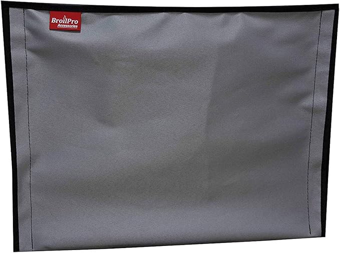 BroilPro Accessories Outdoor 70" TV Set Cover,Scratch Resistant Liner Protect LED Screen Best-Compatible with Standard Mounts and Stands (Gray)