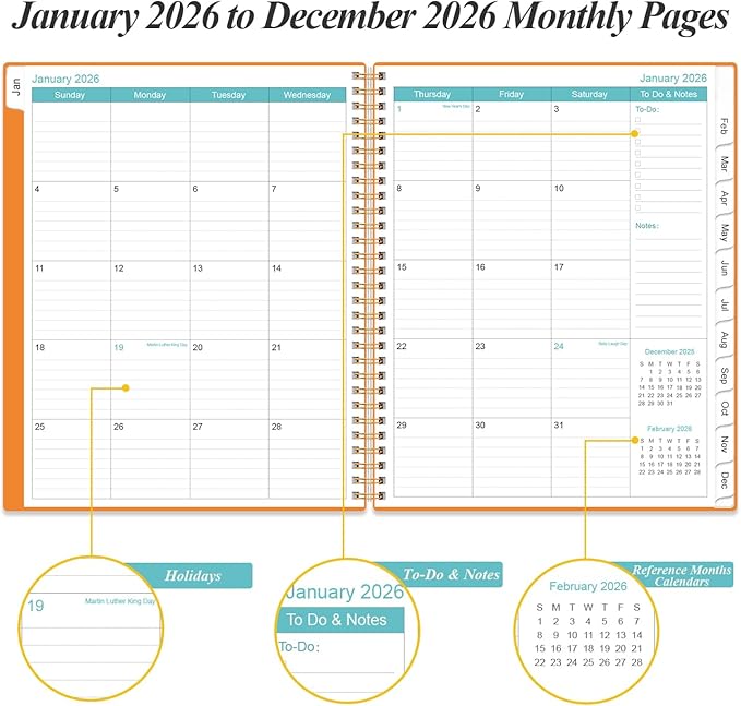 2026 Planner (Orange)