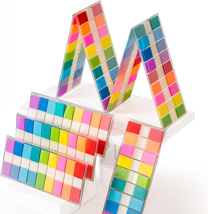 Golcellia Transparent Sticky Notes / Page Markers — 1,440 Pieces