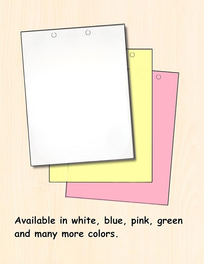 Limited Papers(TM) Writing and Copy Paper, Variation of Colors 8.5" x 11", 5 Hole Top-Punched, 20 Pound Text, 500 Sheets Per Ream. (2500, Turquoise)