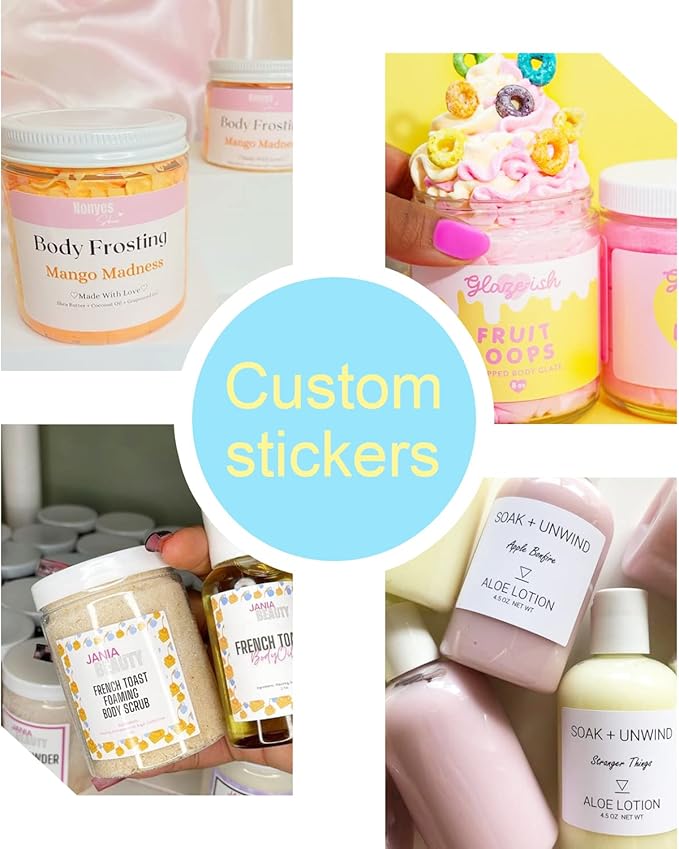 Custom Labels & Stickers - Personalized with Logo & Text (100-500, 1.5x1 Inch Diamond)