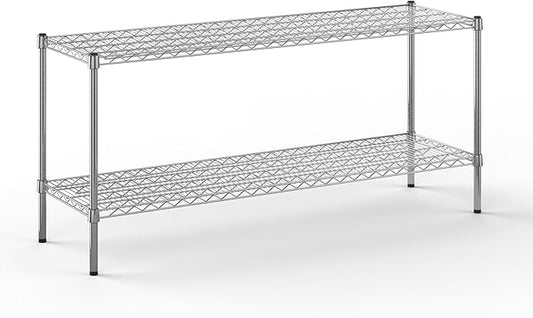 Regal Altair 18" Deep x 60" Wide x 27" Height Wire Shelving Kit | 2-Tier | NSF Commercial Storage Rack Unit