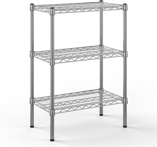 Regal Altair 14" Deep x 24" Wide x 34" Height Wire Shelving Kit | 3-Tier | NSF Commercial Storage Rack Unit