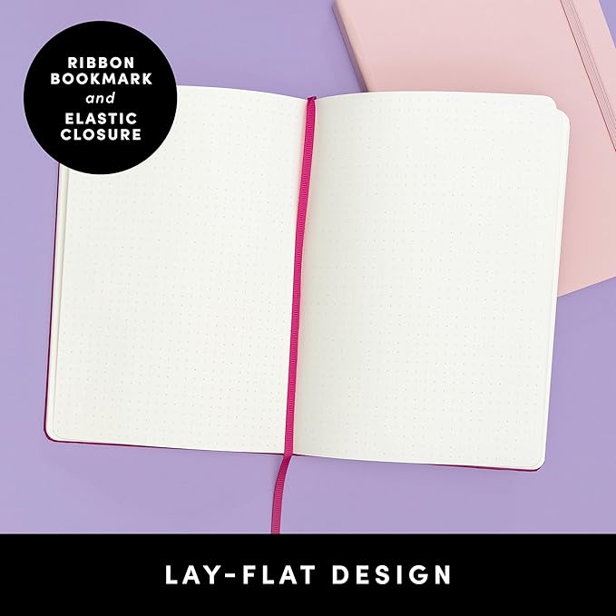 PAPERAGE Dotted Journal Notebook — Yellow