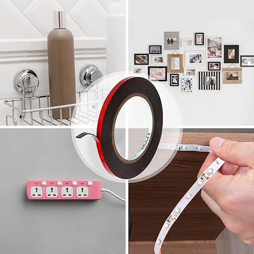 HPP Double Sided Tape, Heavy Duty Tape, Strong and Permanent for Outdoor and Indoor (0.25in x36yard)