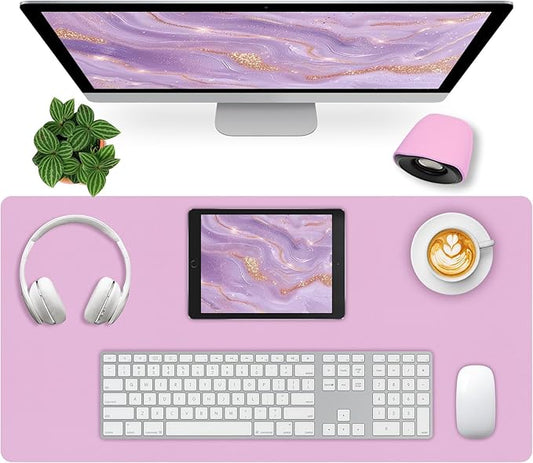Bloss Purple Desk Mat (Purple, 31.5x15.7Inches)