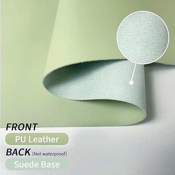 Bloss Green Desk Mat (Green, 27.6x13.8Inches)