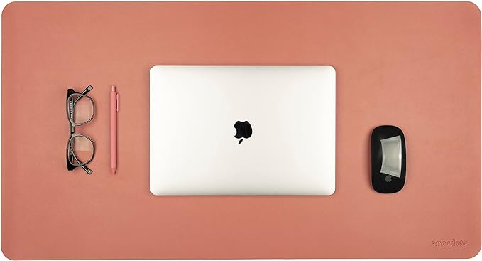 ANECDOTE Vegan Leather Desk Pad - 31.5"x17" Desk Mat for Your Office. This Quality Large Mouse Pad has Chic Elegance, Professional Look & Satisfying Touch - The Perfect Leather Mouse Pad for You!