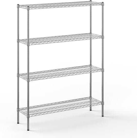 Regal Altair 14" Deep x 48" Wide x 64" Height Wire Shelving Kit | 4-Tier | NSF Commercial Storage Rack Unit