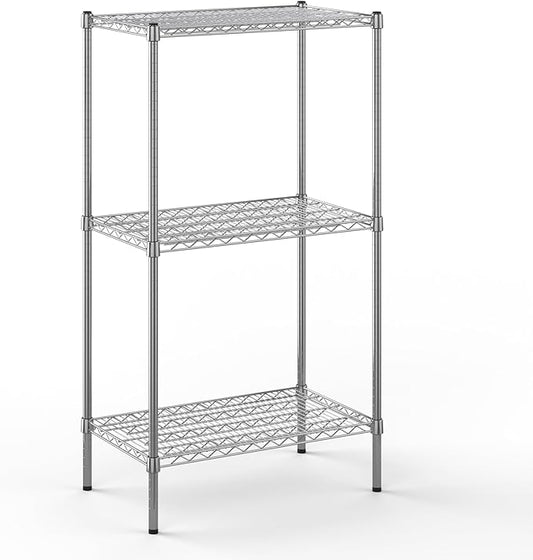 Regal Altair 18" Deep x 30" Wide x 54" Height Wire Shelving Kit | 3-Tier | NSF Commercial Storage Rack Unit